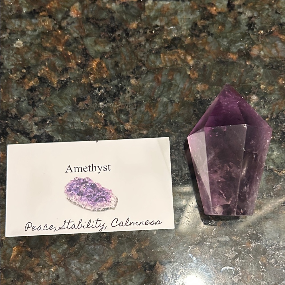 Amethyst Crystal Home Accent